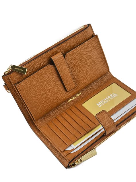 michael kors portefeuille bruin|Portefeuilles de marque Brun pour femme .